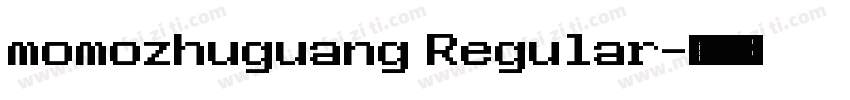 momozhuguang Regular字体转换
